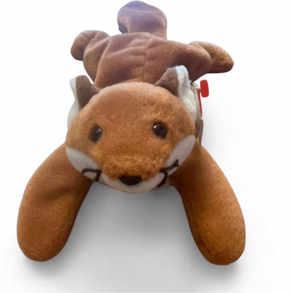 NWT Ty Beanie Babies SLY The Fox (White Belly)